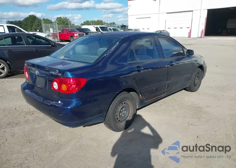 2004 Toyota Corolla Ce из США, поврежденный, VIN 2T1BR32E64C286988